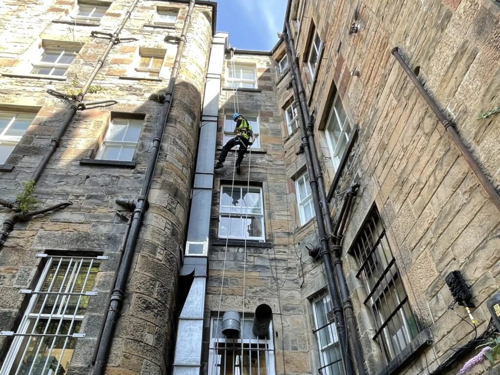 Rope access Building Inspection Services Rope access Building Inspection